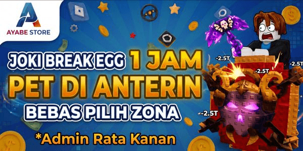 JOKI BREAK EGG 1 HORA - ENTREGA VIA ANTAR