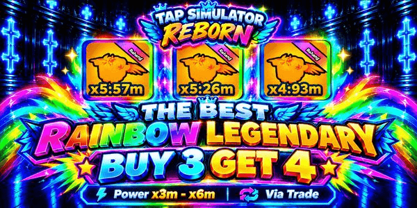 IL MIGLIOR ANIMALE LEGGENDARIO ARCOBALENO - Tap Simulator REBORN