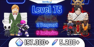Contas Anime Vanguards Nível 75 | Entrega Instantânea