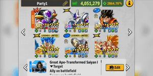 Dragon Ball Legends Account | UL Cooler *8 | LR Goku *8 | LR Frieza *8 [Android/IOS]