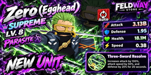 (LEVEL 8) ZORO EGGHEAD PARASITE MUTATION + CURSED TRAIT | Roll Anime to Fight!