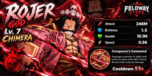 (LEVEL 7) ROGER/ROJER CHIMERA MUTATION + CURSED TRAIT | Roll Anime to Fight!