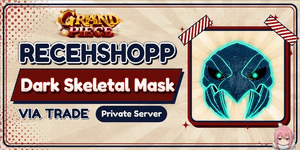 Dark Skeletal Mask / Grand Piece Online (GPO)