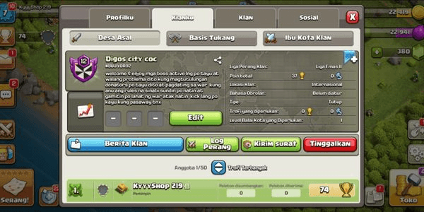 Clan Level 12 Siegesserie