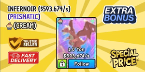 ANIMAL LIMITÉ !!! - CREAM INFERNOIR (593,674 $/s) | Build A Zoo