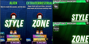 Full Set Account Alien (Limited) | Alien (Style) + Extraterrestial (Zone)