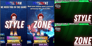 Full Set Account Uncle Sam (Limited) | Uncle Sam (Style) + President (Zone)