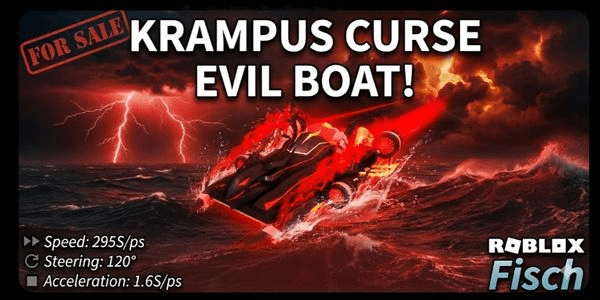 Gambar Product Krampus Curse Boat (LIMITED COOL RED BOAT) | Fish