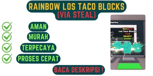 Rainbow Los Taco Blocks