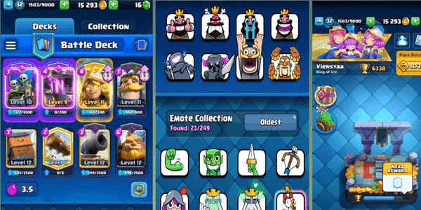 Gambar Product Akun Clash royale murah evo 5