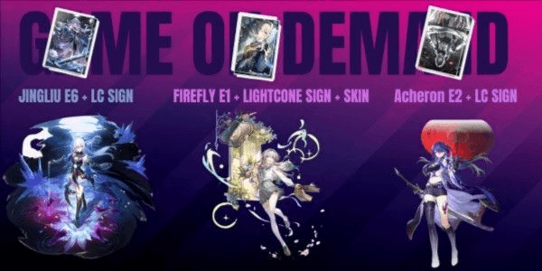 Gambar Product Late game account - Asia - E6 DPS - Firefly skin - Personal account - Well built - Superbreak team premium