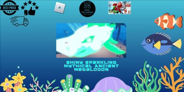 Gambar Product Shiny Sparkling Mythical Ancient Megalodon