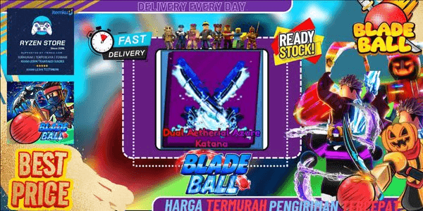 Gambar Product Dual Aetherial Azure Katana