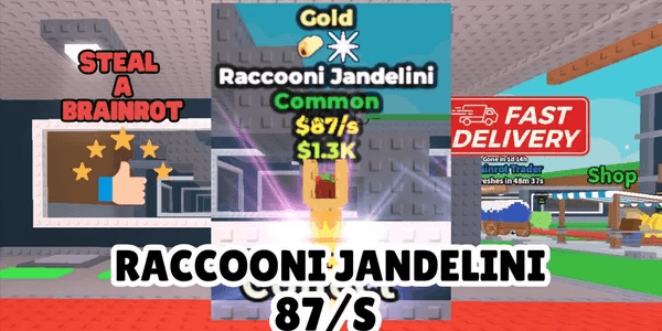 Gold Raccooni Jandelini