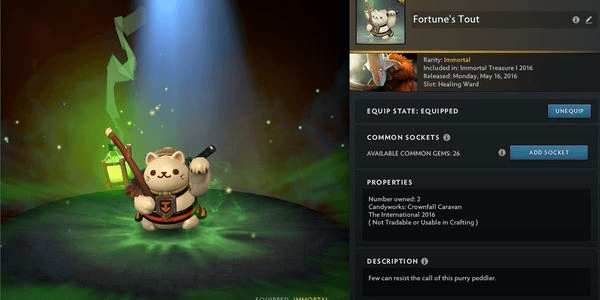 Gambar Product Fortune's Tout (Immortal Juggernaut)