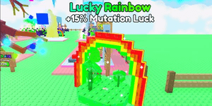 Lucky Rainbow 15% Mutation Luck Totem (ottimo per ottenere mutazioni forti per i tuoi annaffiatoi)
