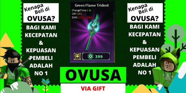 Gambar Product Green Flame Trident