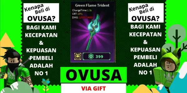 Green Flame Trident