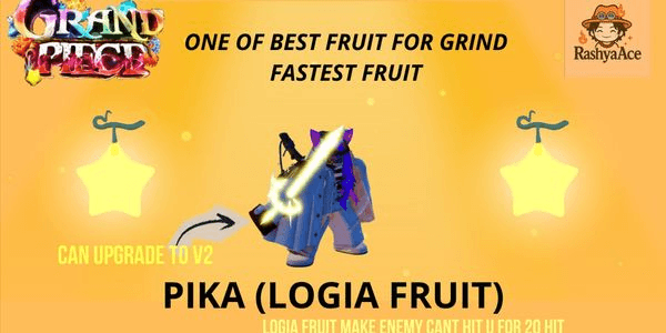 Gambar Product Pika Pika no Mi | LOGIA FRUIT | CAN UPGRADE TO V2 | BEST FOR GRIND AND MOBILITY
