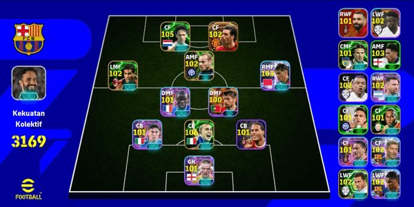 Gambar Product eFootball EPIC Account 3100+ Strength - Cheap & Guaranteed