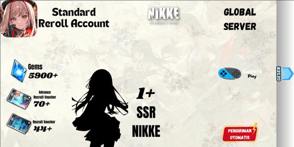 Gambar Product [GLOBAL] Goddess Of Victory: Nikke Standard Starter Reroll Account