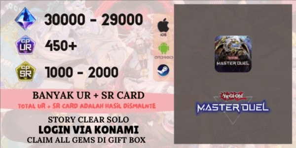Gambar Product Akun Gacha Yu-Gi-Oh! Master Duel - 6