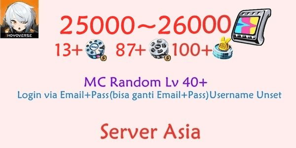 Gambar Product Zenless Zone Zero Zzz-1 Account