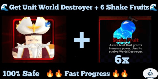 Gambar Product Get Unit World Destroyer + 6 Shake Fruit Fruit