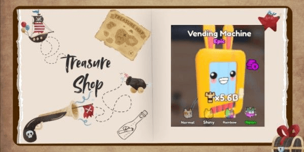 Gambar Product Gym Star Simulator | Neon Vending Machine (x5.6B Muscle) With Random Enchant