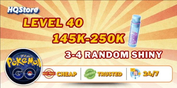 Gambar Product Account Level up to 40 | 145K-250K Stardust | 3-4 Shiny - Pokemon Go