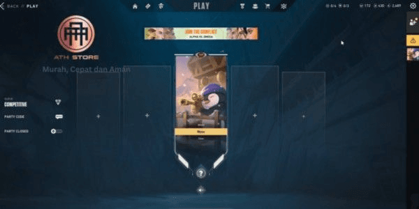 Gambar Product Valorant Sultan Account Last Rank Silver 3 Skin Bundle Black Market Many Limited & Agent Full