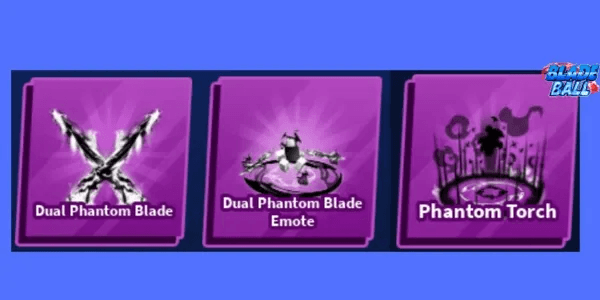 Dual Phantom Blade Set (Sword, Emote, Explosion) - Blade Ball
