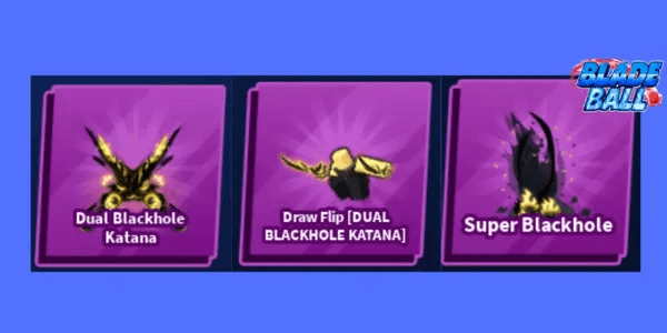 Dual Blackhole Katana set