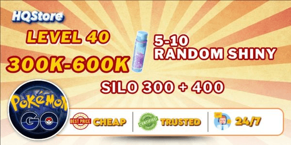 Gambar Product Account Level up to 40 | 300K-600K Stardust | SILO 300 + 400 | 5-10 Random Shiny - Pokemon Go