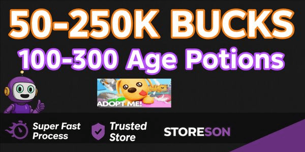 Gambar Product Many Bonus Accounts Age Potions + Bonus BUCKS - Adoptme
