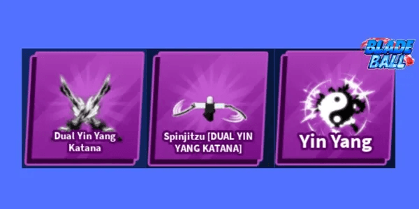 Dual Yin Yang Katana set