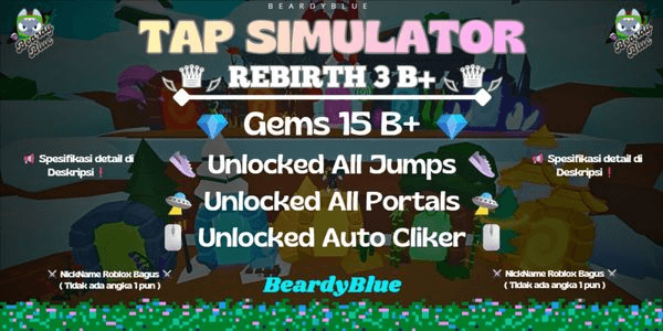 Gambar Product Account Tap Simulator | World 1 | Pengiriman Instan #3