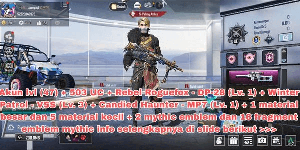 Gambar Product akun keren + uc