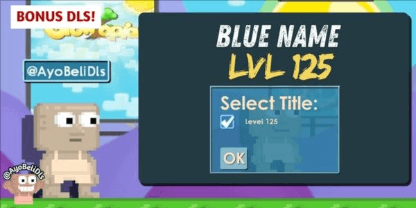 Gambar Product Akun Growtopia Legacy Bluename (Level 125) Murah!!