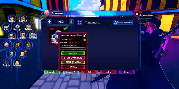 Gambar Product Akun Starter Arise Crossover [Festive Vermillion UR+]