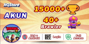 Account 40+ Brawler | 15K+ Trophies | iOS & Android | Full Access - Brawl Stars