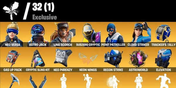 Gambar Product 120 skin forntnite account