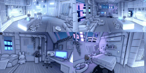 Cyber Pulse Apartment