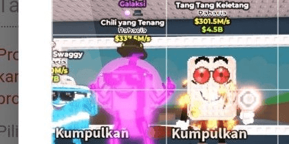 Gambar Product Galaxy Chillin Chilli | Steal A Brainrot