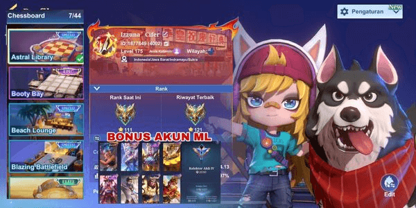 Gambar Product Terlaris! Akun siap main | commander banyak & chessboard mantap | bergaransi aman