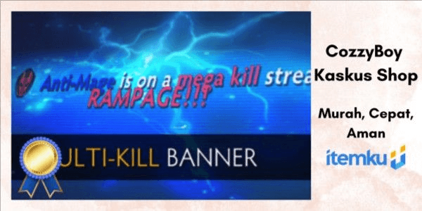 Gambar Product Battle Glory Kill Banner (Multikill Banner)