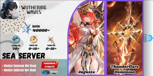 Gambar Product [SEA] Augusta + Thunderflare Dominion Wuthering Waves Account