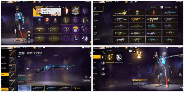 Gambar Product Sultan account luxury bundle emote enters lobby on anti hackback according to image and description #4