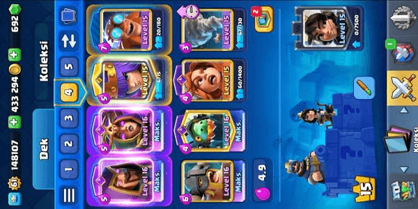 Gambar Product GOOD ACCOUNT | LEVEL 61 | TROPHY 10040 | 18 EVO CARDS | LEVEL KT 15 | GEMS 692 | CN FREE | ARyaTzy | ARENA 25 | TRUSTED AND SECURE |