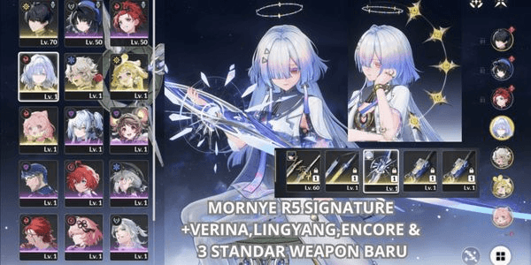 Gambar Product [SEA] MORNYE R5 SIGNATURE  +VERINA,LINGYANG,ENCORE &  3 STANDAR WEAPON BARU